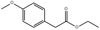4-メトキシフェニル酢酸エチル 化学構造式