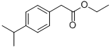 4-(1-メチルエチル)ベンゼン酢酸エチル 化学構造式