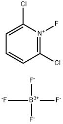 1-FLUORO-2,6-DICHLOROPYRIDINIUM TETRAFLUOROBORATE Struktur