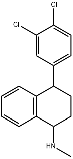4-(3,4-二氯苯)-1,2,3,4-四氢-N-甲基-1-萘胺, 140631-53-4, 结构式