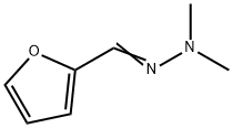 フルフラールジメチルヒドラゾン 化学構造式