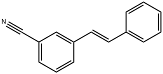 3-[(E)-2-Phenylethenyl]benzonitrile 结构式