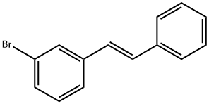 (E)-3-ブロモスチルベン 化学構造式
