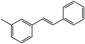 (E)-3-メチルスチルベン 化学構造式