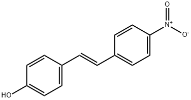(E)-4-(4-NITROSTYRYL)PHENOL,14064-83-6,结构式