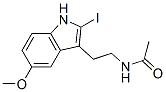 acetamide, N-[2-(2-iodo-5-methoxy-1H-indol-3-yl)ethyl]- Struktur