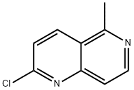 2-CHLORO-5-METHYL[1,6]NAPHTHYRIDINE Struktur