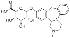 8-Hydroxy Mianserin b-D-Glucuronide Structure