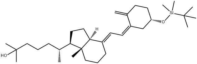 6-(4-{2-[5-(tert-Butyl-dimethyl-silanyloxy)-2-methylene-cyclohexylidene]-ethylidene}-7a-methyl-octahydro-inden-1-yl)-2-methyl-heptan-2-ol Structure