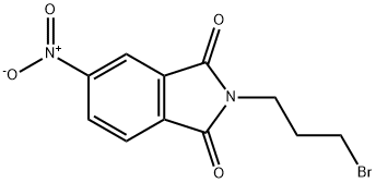 2-(3-BROMOPROPYL)-5-NITROISOINDOLINE-1,3-DIONE Structure