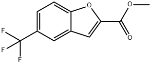 Methyl 5-(trifluoromethyl)-1-benzofuran-2-carboxylate Struktur