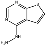 4-HYDRAZINOTHIENO[2,3-D]PYRIMIDINE,14080-58-1,结构式