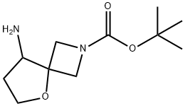2-Boc-8-amino-5-oxa-2-azaspiro[3.4]octane 95% Struktur