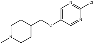 2-chloro-5-((1-methylpiperidin-4-yl)methoxy)pyrimidine Structure