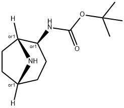 exo-2-(Boc-amino)-8-azabicyclo[3.2.1]octane, 1408074-85-0, 结构式