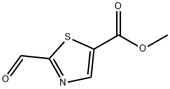 METHYL 2-FORMYLTHIAZOLE-5-CARBOXYLATE Struktur