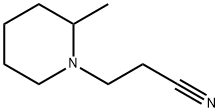 1-(2-シアノエチル)-2-ピペコリン 化学構造式