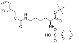 L-Lysine, N6-[(phenylMethoxy)carbonyl]-, 1,1-diMethylethyl ester, Mono(4-Methylbenzenesulfonate) Struktur