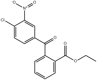 ETHYL 2-(4-CHLORO-3-NITROBENZOYL)BENZOATE Struktur