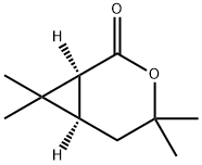 (1S)-菊酸内酯, 14087-71-9, 结构式