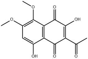 2-Acetyl-3,8-dihydroxy-5,6-dimethoxy-1,4-naphthoquinone|