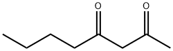 2,4-オクタンジオン 化学構造式