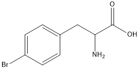 对溴苯丙氨酸 结构式