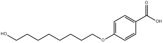 4-(8-HYDROXYOCTYLOXY)BENZOIC ACID,140918-53-2,结构式