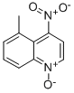 5-メチル-4-ニトロキノリン1-オキシド 化学構造式