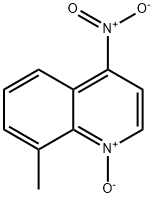 8-甲基-4-硝基喹啉氮氧化物 结构式