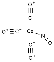 トリカルボニルニトロシルコバルト 化学構造式