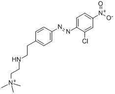 阳离子红 X-GTL 结构式