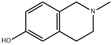2-甲基-1,2,3,4-四氢6-羟基异喹啉 结构式