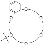 18-tert-ブチル-2,3,5,6,8,9,11,12,14,15-デカヒドロ-1,4,7,10,13,16-ベンゾヘキサオキサシクロオクタデシン 化学構造式