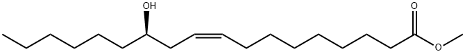 リシノール酸メチル 化学構造式