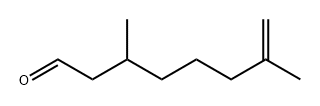 3,7-dimethyloct-7-enal Struktur