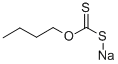 二硫代碳酸-O-丁酯钠盐, 141-33-3, 结构式