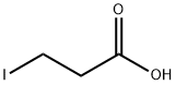 3-ヨードプロピオン酸 (β-) 化学構造式