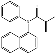N-(1-NAPHTHYL)-N-PHENYLMETHACRYLAMIDE Structure