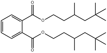 BIS(3,5,5-TRIMETHYLHEXYL) PHTHALATE Struktur