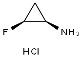 (1R,2S)-2-氟环丙胺盐酸盐 结构式