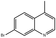 Quinoline, 7-broMo-4-Methyl- Struktur
