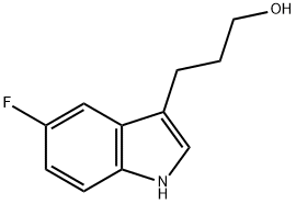 3-(5-氟-1H-3-吲哚)-1-丙醇, 141071-80-9, 结构式