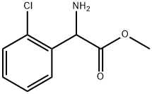 DL-邻氯苯甘氨酸甲酯盐酸盐,141109-13-9,结构式