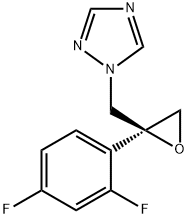 1H-1,2,4-TRIAZOLE, 1-[[(2S)-2-(2,4-DIFLUOROPHENYL)OXIRANYL]METHYL]- Struktur