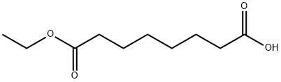 オクタン二酸水素1-エチル 化学構造式