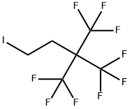 1-IODO-4,4,4-TRIFLUORO-3,3-BIS(TRIFLUOROMETHYL)BUTANE 化学構造式