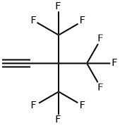 3,3,3-TRIS(TRIFLUOROMETHYL)-1-PROPYNE 结构式
