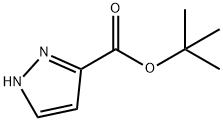 1,1-二甲基乙基酯-1H-吡唑-3-羧酸(9CL), 141178-50-9, 结构式