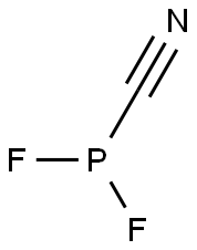 Phosphorocyanidous difluoride 结构式